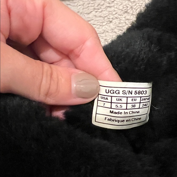 UGG Black Ankle Boots - Picture 4 of 5